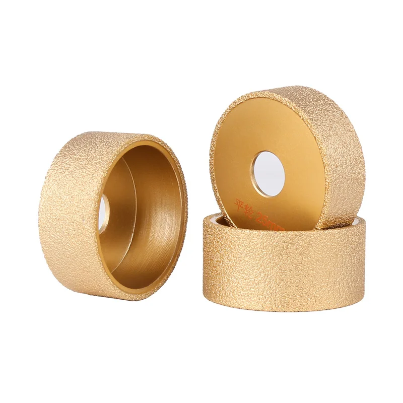 Bore 20mm Dia 75mm Vacuum Brazed Diamond Profile Grinding Wheel A Variety Of Shapes Diamond Disc Abrasive Grinding Wheel Tools