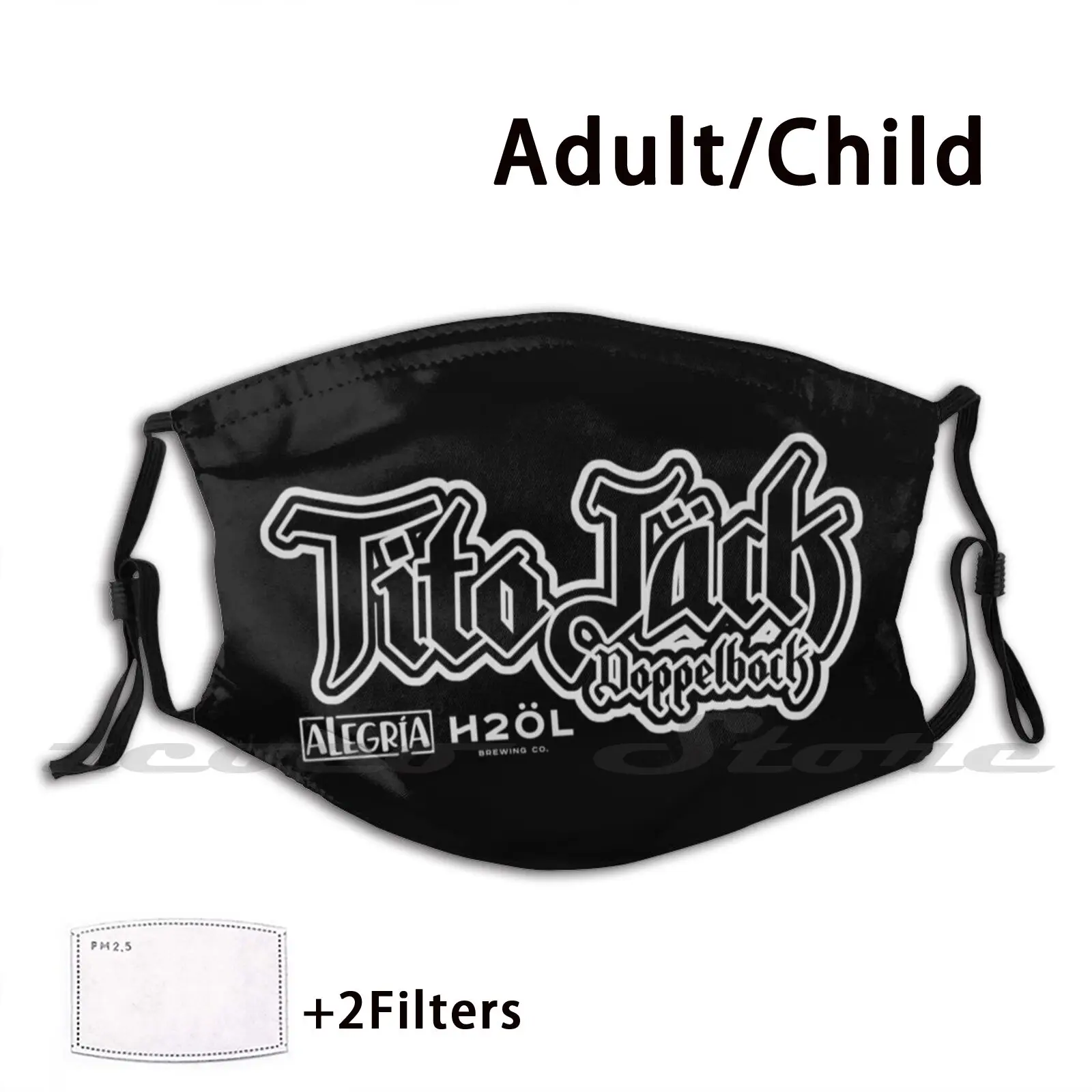 

Tito J  Logo Custom Pattern Washable Filter Pm2.5 Adult Kids Mask Tito Beer Joy Beers Ipa Doppelbock Metal Logo Pub Brewpub