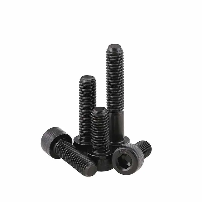 M1.4 M1.6 M2 M2.5 M3 12.9 Grade Carbon Steel Hex Hexagon Socket Head Screws Black Allen Bolts Cup Head Screw DIN912