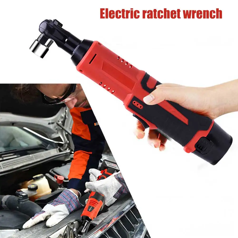 Wireless Electric Ratchet Wrench Tool Kit Chargeable Impact Scaffolding Power Tool Wrench TD326