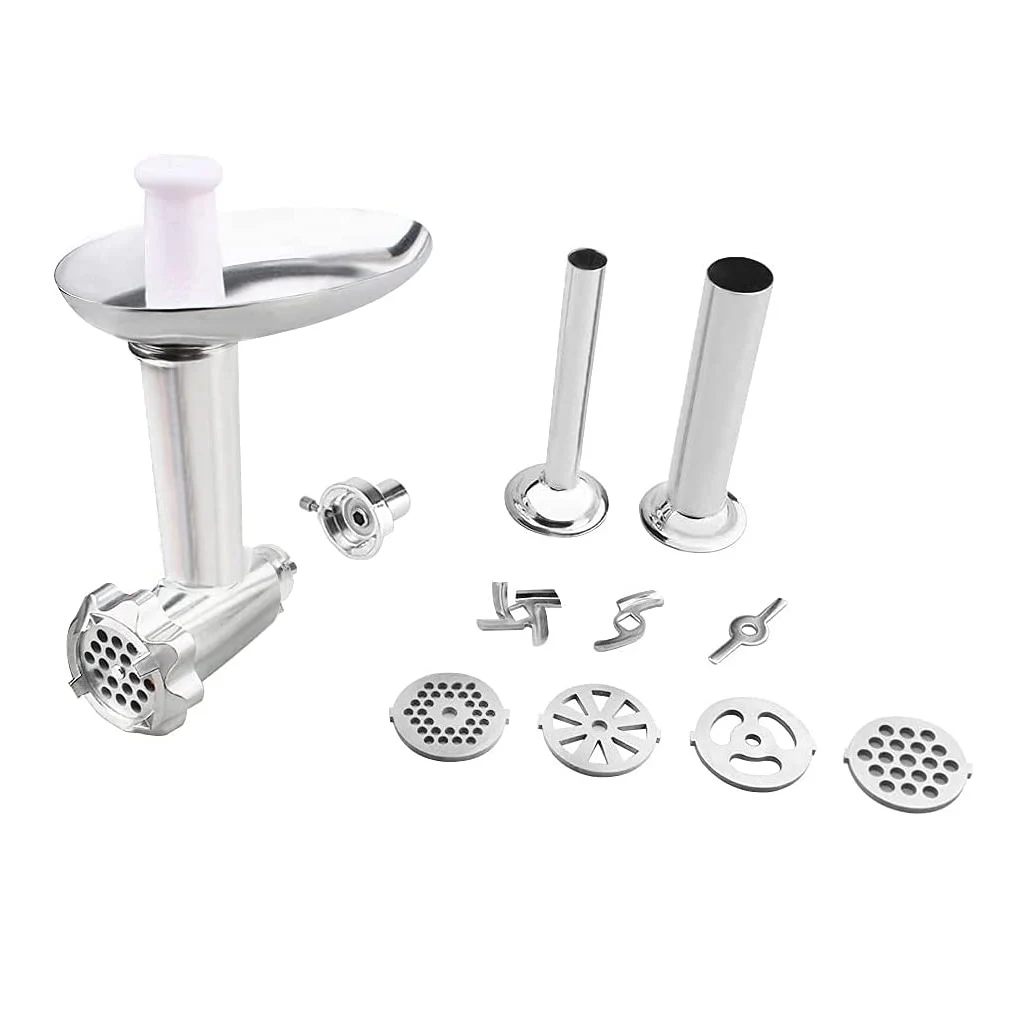 Metal Food Grinder Household Stainless Attachment Restaurant Grinding Device Multi-functional Rustproof Chef Stand For Kenwood