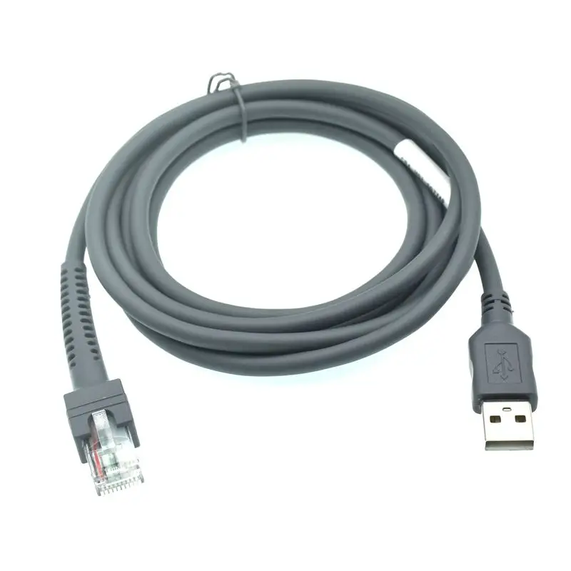 5M 3M USB to RJ48 RJ50 Scanner data cable for LS2208 LS1203 LS2208/AP LS4008I LS7808 DS3400 for Zebra Xunbao Motorola Honeywell