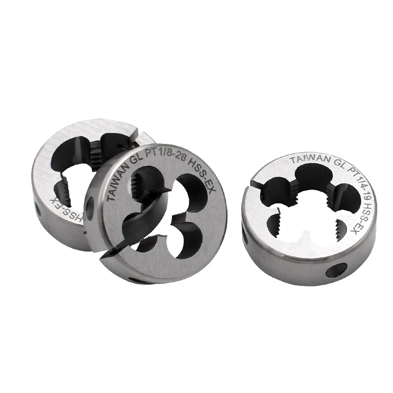 GULING adjustable Round Die Tap Threading  NPS/NPT/PT/PS/G Standard Right Hand Pipe tap Thread HSSE Die Tool