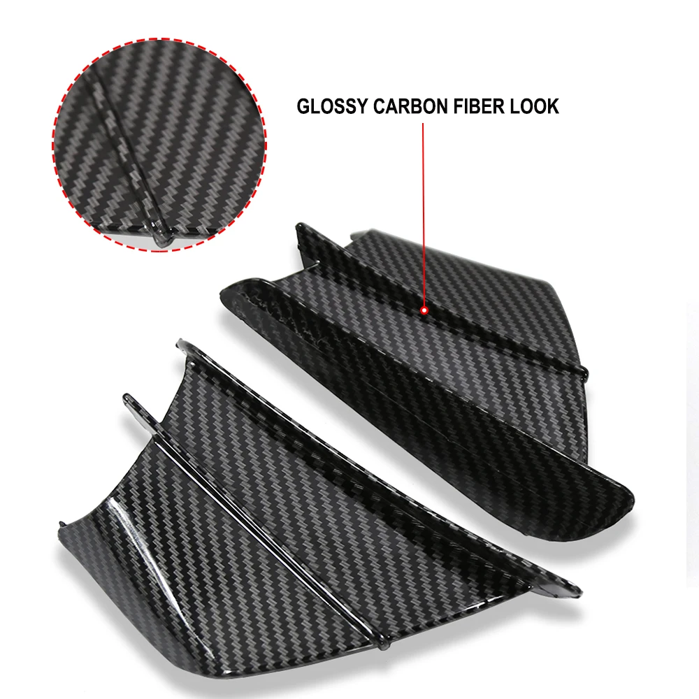Kit ala dinamica alettoni aerodinamici carenatura anteriore moto per BMW Honda Yamaha Kawasaki Nmax Aerox 155 PCX Vario CBR R3 R25