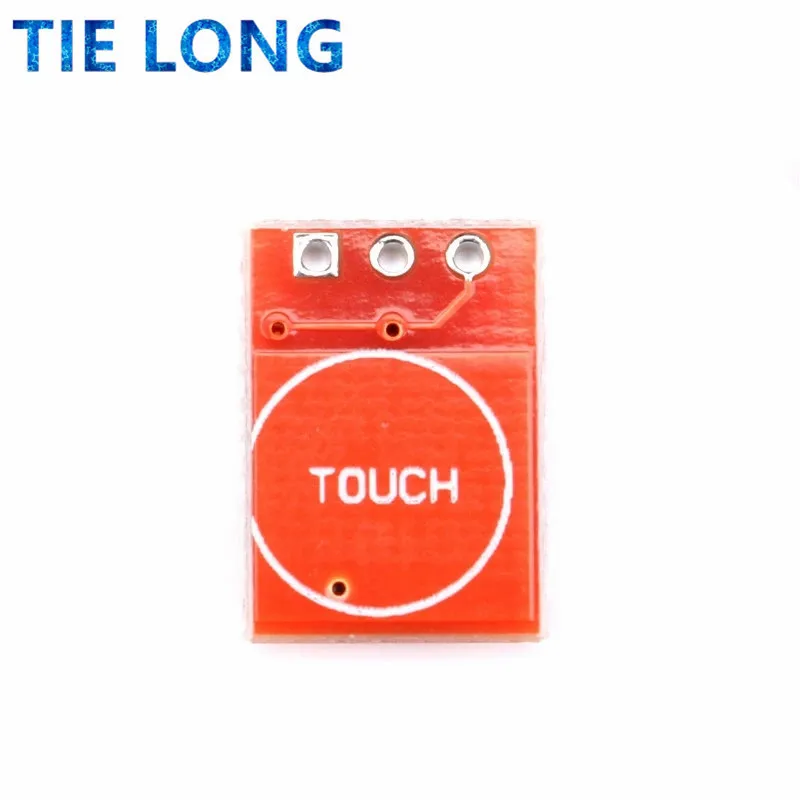 10PCS/LOT NEW TTP223 Touch button Module Capacitor type Single Channel Self Locking Touch switch sensor