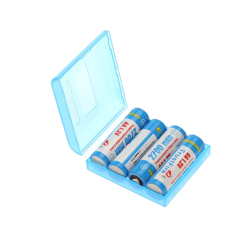 TrustFire AA 2700mAh 1.2V NI-MH Bateria Recarregável NiMH Baterias Celular Com Pacote Caso para Lanternas LED Brinquedos Câmeras MP3