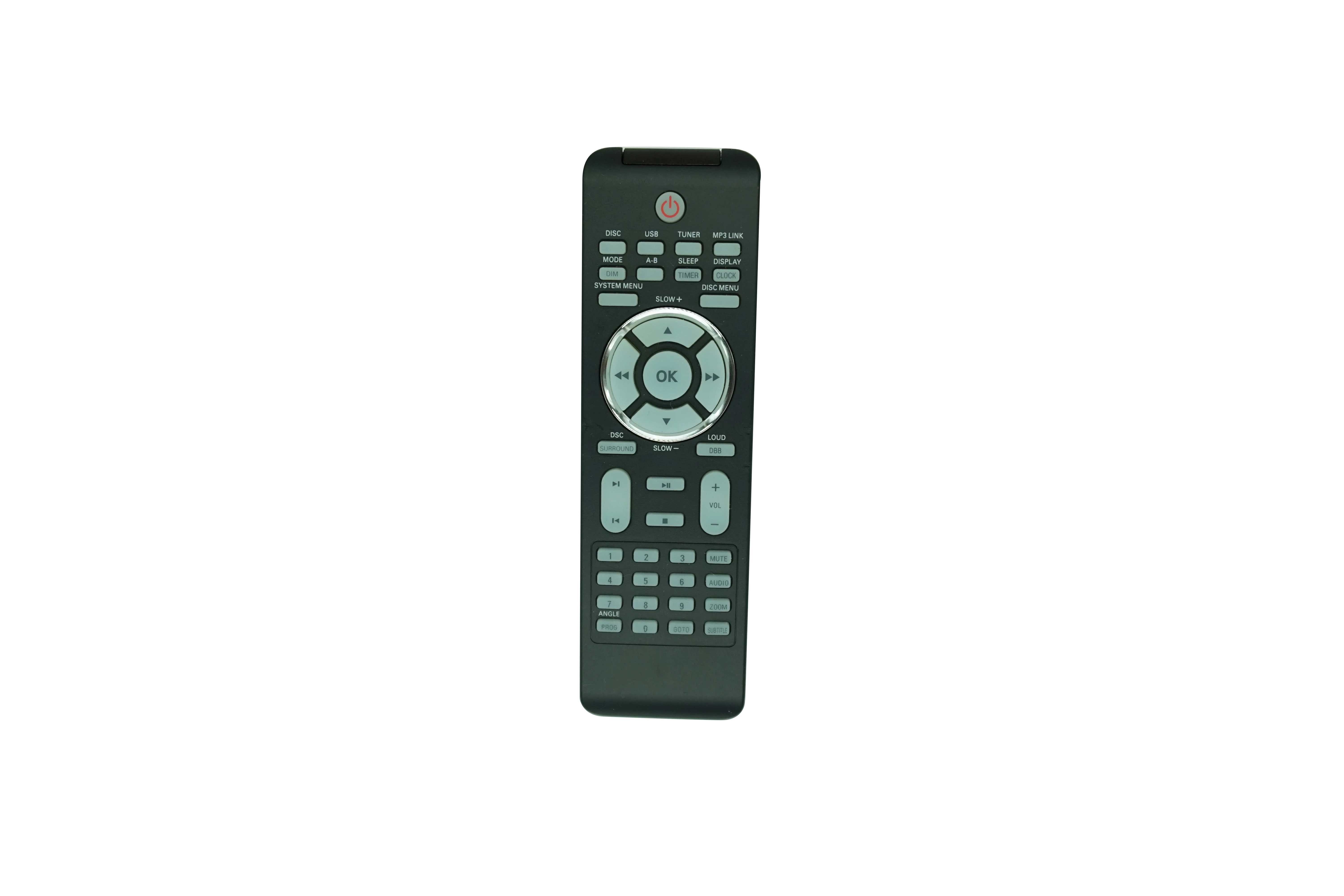 

90% New Remote Control Suitable For Philips MCD263/78 MCD263/98 MCD263/55 Sleek DVD micro theater system