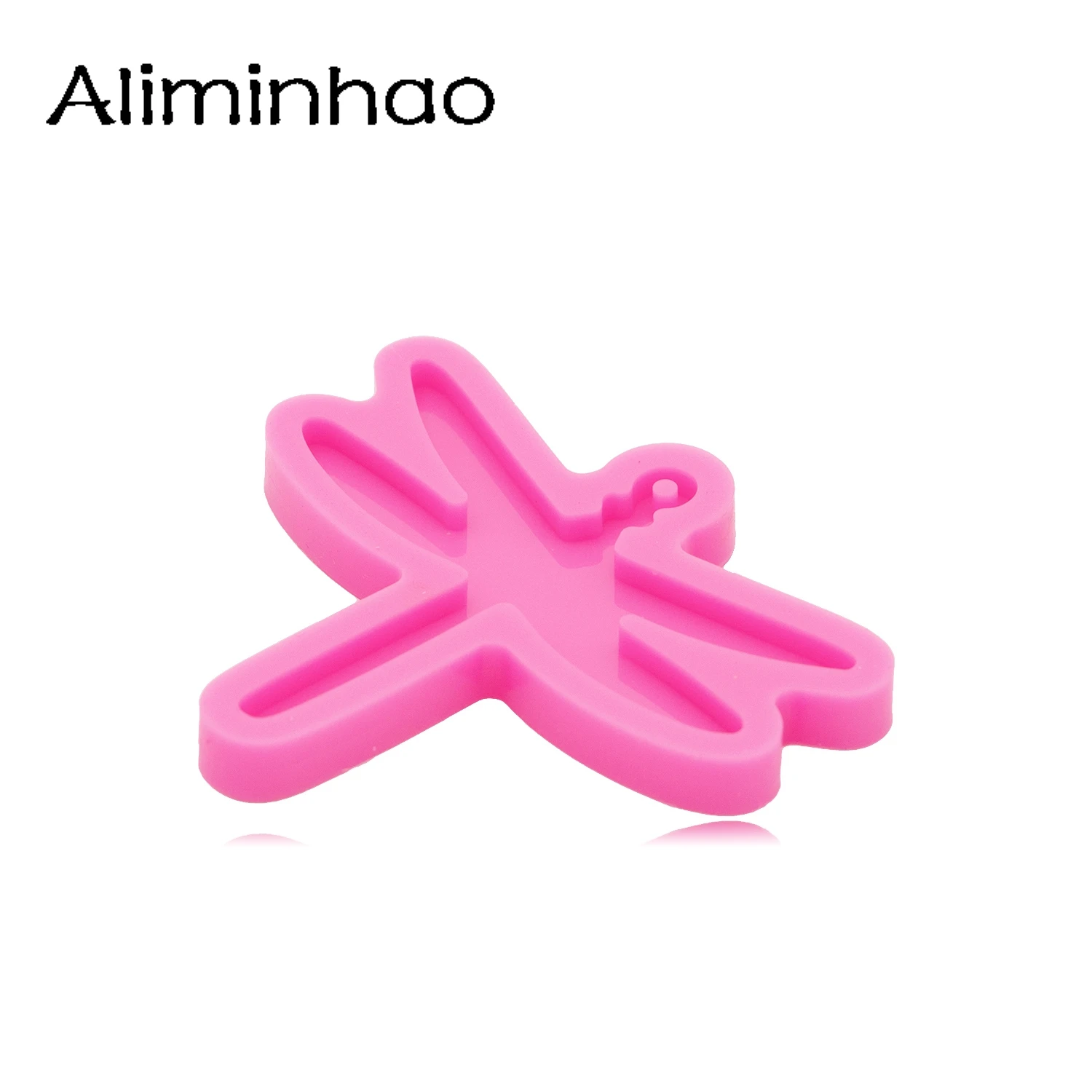 DY1056 Shiny Insect Dragonfly Keychain Resin Silicone Mold, Crafting Necklace Mold Making With Epoxy for Jewellery