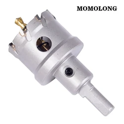 12-200Mm Tct Boren Voor Staal Carbide Metal Cutter Tool Core Hole Saw Carbide Tip Dikke Stalen platen Boren