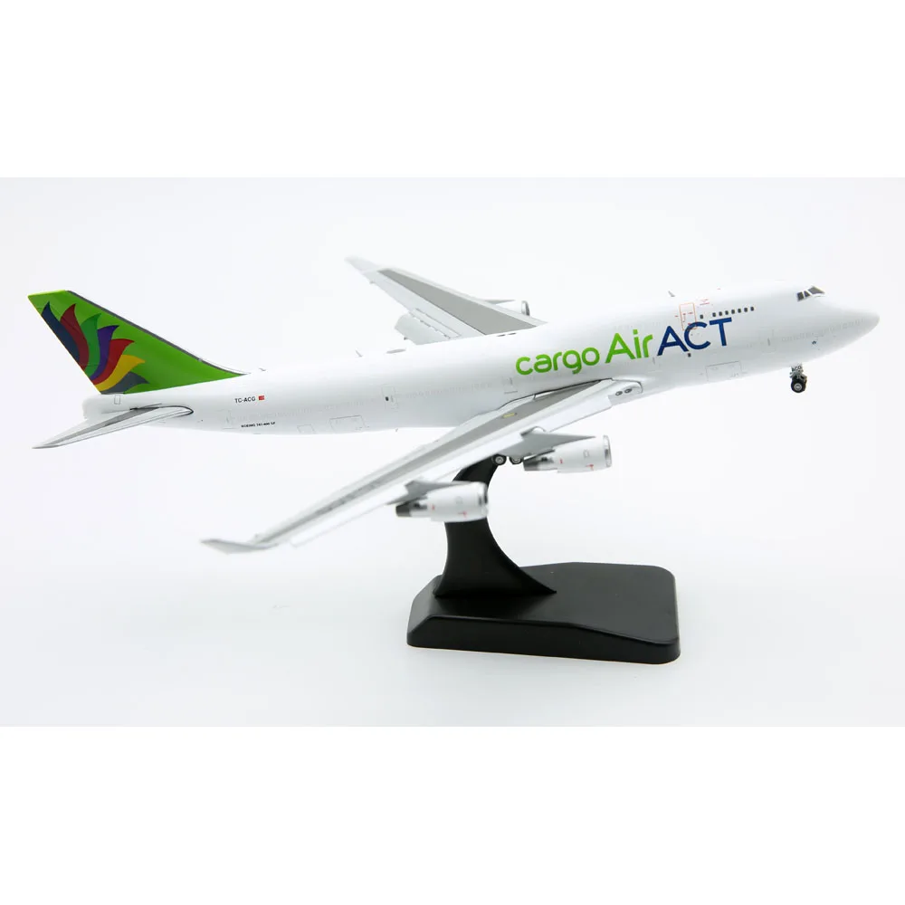 

LH4245A 1:400 Alloy Collectible airplane JC Wings ACT Airlines Cargo Boeing B747-400 Diecast Aircraft Jet Model TC-ACG Flap Down