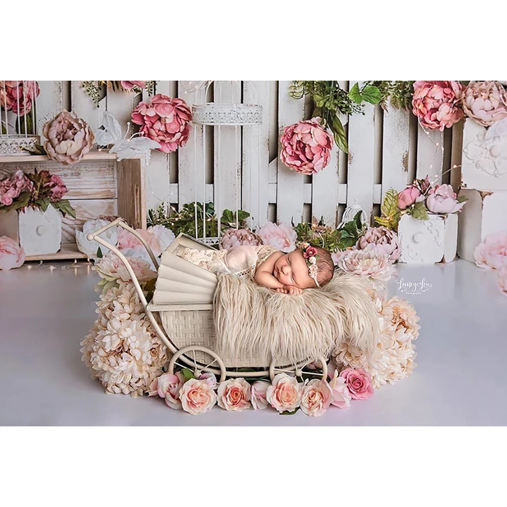 Садовый цветок, детский фон для фотосъемки, торт на первый день рождения, Samsh Plants, детский душ, портретный детский фон, реквизит для фотостудии