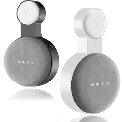 Wall Mount Holder for Google Nest Mini, A Space-Saving Accessories for Google Home Mini Voice Assistant In Bedroom Bathroom