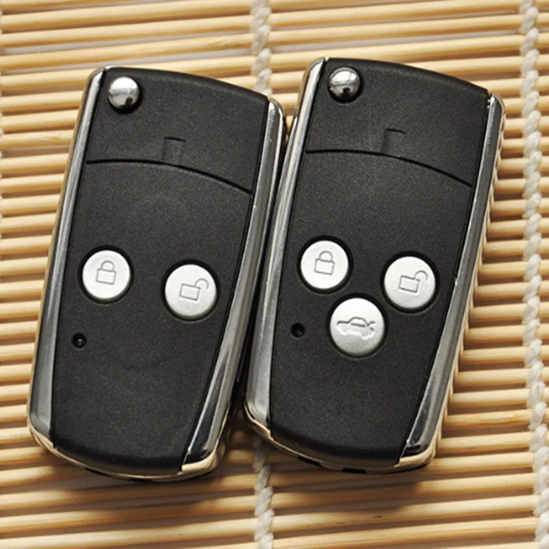 

5 шт., 2/3 кнопки, модифицированный флип-складной чехол для дистанционного ключа для Toyota Camry Corolla Reiz RAV4, чехол для ключа с короной, toy43 лезвие