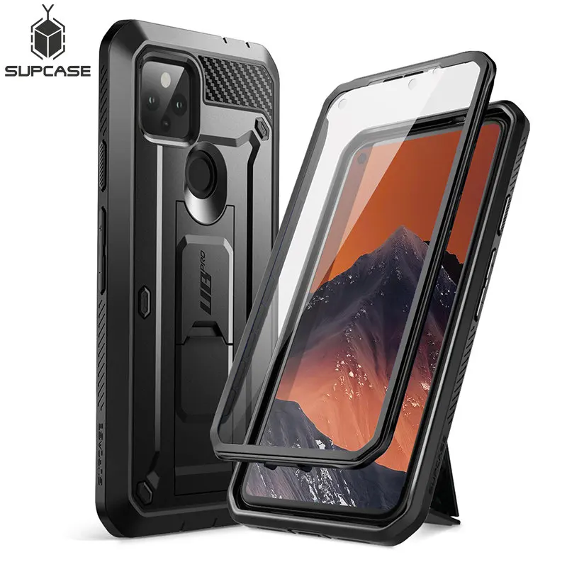 SUPCASE For Google Pixel 5A 5G Case (2021) UB Pro Full-Body Rugged Holster Case Protective Cover WITH Built-in Screen Protector