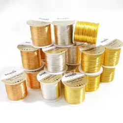 30-600M/Big Roll 0.2-1mm Copper Wire for Bracelet Necklace DIY Colorfast Beading Wire Jewelry Cord String Craft Making No Fade