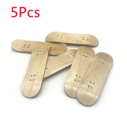 5pcs Handmade Wooden Fingerboards Lot Tech Deck 30mm x 100mm Maple 5 Ply