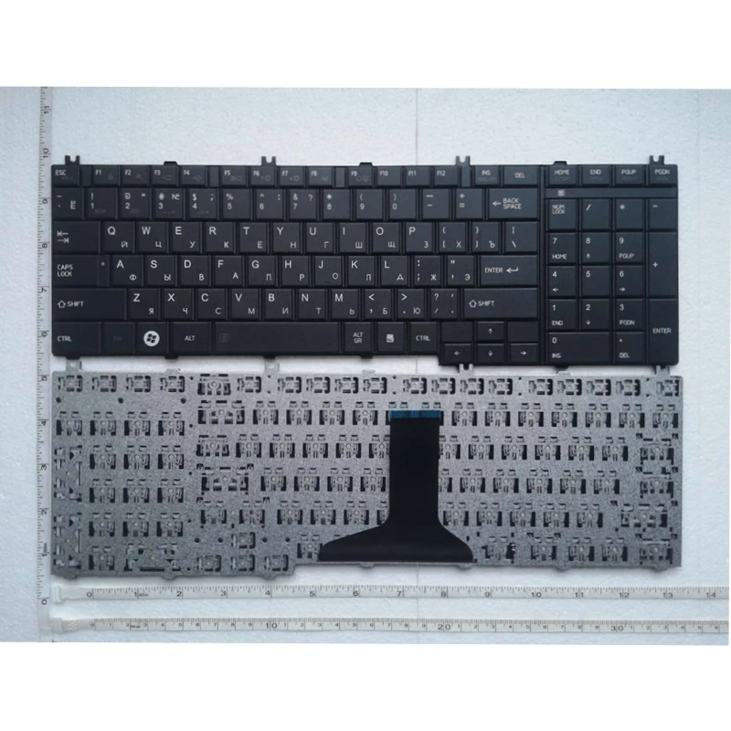 Teclado para toshiba Satellite C660, C650, C655, C655D, C670, L670, L770, L675, L750, L755, L650, L655, L775D, L775, RU/FR/SP/PO/UK/AR