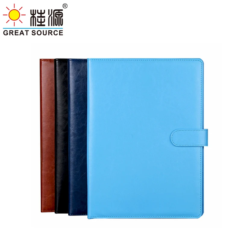 MQQ A4 Clip File Folder Clipboard A4 Document File Leather Folder Organizer Paper Holder Portfolio Certificate Cover Business