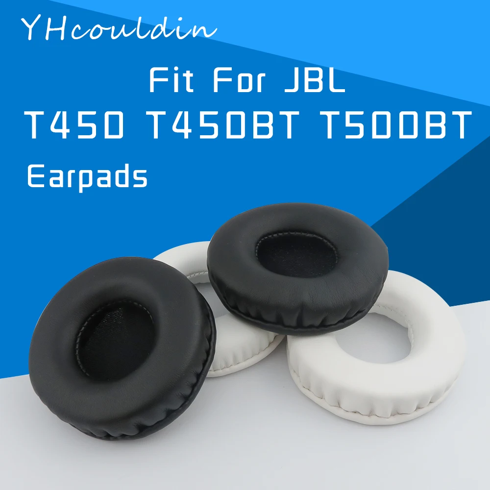 YHcouldin Earpads For JBL T450 T450BT T500BT Headphone Accessaries Replacement Wrinkled Leather