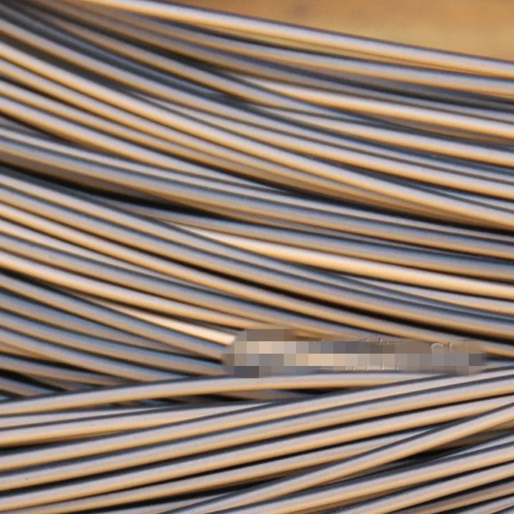 PE Rattan Material de tecelagem, Rattan plástico para tricotar e reparar cadeira cesta, Gradiente de cor café, Rattan sintético redondo, 500g, 70m