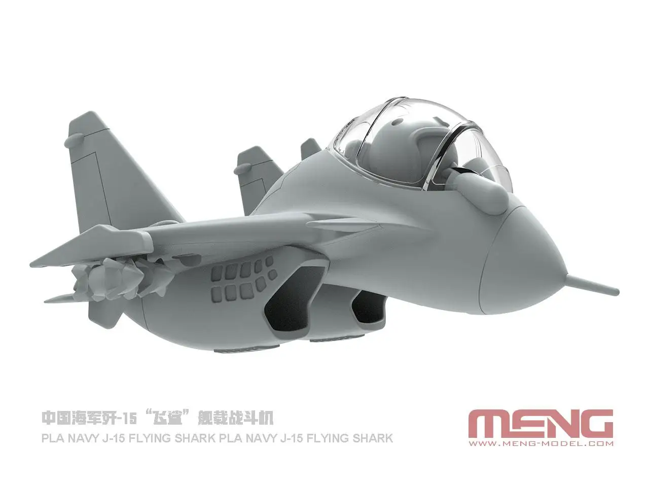 Meng Model mPLANE-008 PLA NAVY J-15 FLYING SHARK CARRIER-BASED FIGHTER