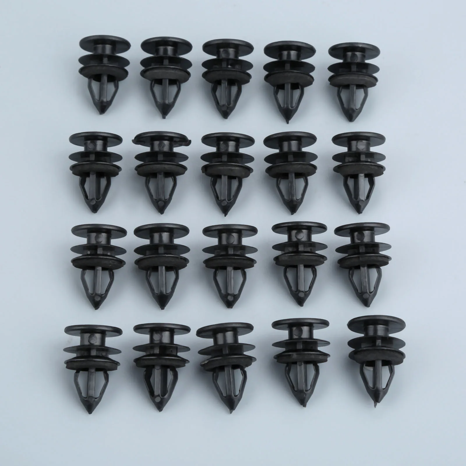 20x Car Door Interior Trim Panel Clips 11519031 Auto Fastener 11mm Hole Retainers Plastic Rivets For Chevrolet Malibu Hummer H2