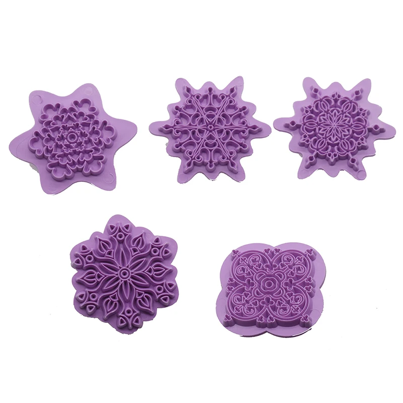 Mandala Pottery Stamp Polymer Clay Texture Emboss Seal Designer DIY Clay Jewelry Impression Make Ceramic Art Craft Hobby Supplie