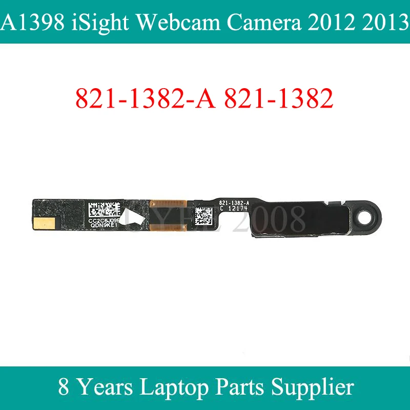 

821-1382-A 821-1382 For Macbook Pro 15.4" A1398 iSight Webcam Camera Cable Mid 2012 Early 2013 Year