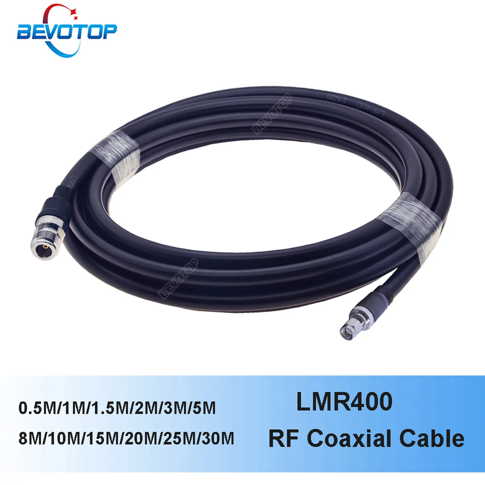 SMA Male to N Female LMR400 Cable Radio WIFI Extension Pigtail Jumper for 4G LTE Cellular Amplifier Cell Phone Signal Booster