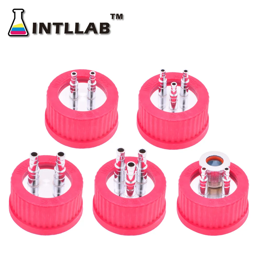 [Intllab] Gl45 Stainless Steel Connector Used In Laboratory Fermentor Fermenter Anaerobic Reactor