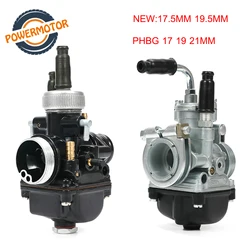 PHBG Carburetor DS 17mm 19mm 21mm AD 17.5mm 19.5mm Racing Carburador Carb dellorto ForJOG50 JOG90 BWS100 RG50 DIO50-90 Yamaha