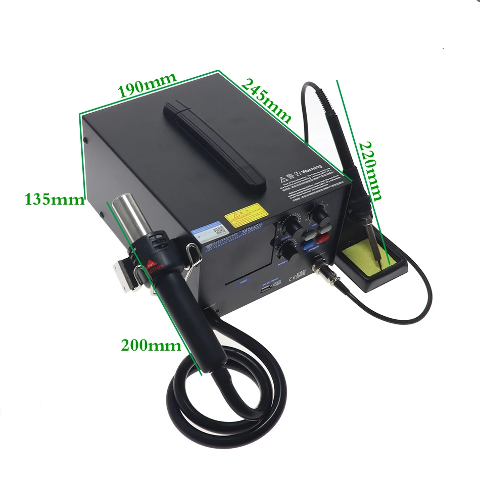 GORDAK 952H hot air station constant temperature BGA rework station SMD soldering iron station 110V / 220V phone repair