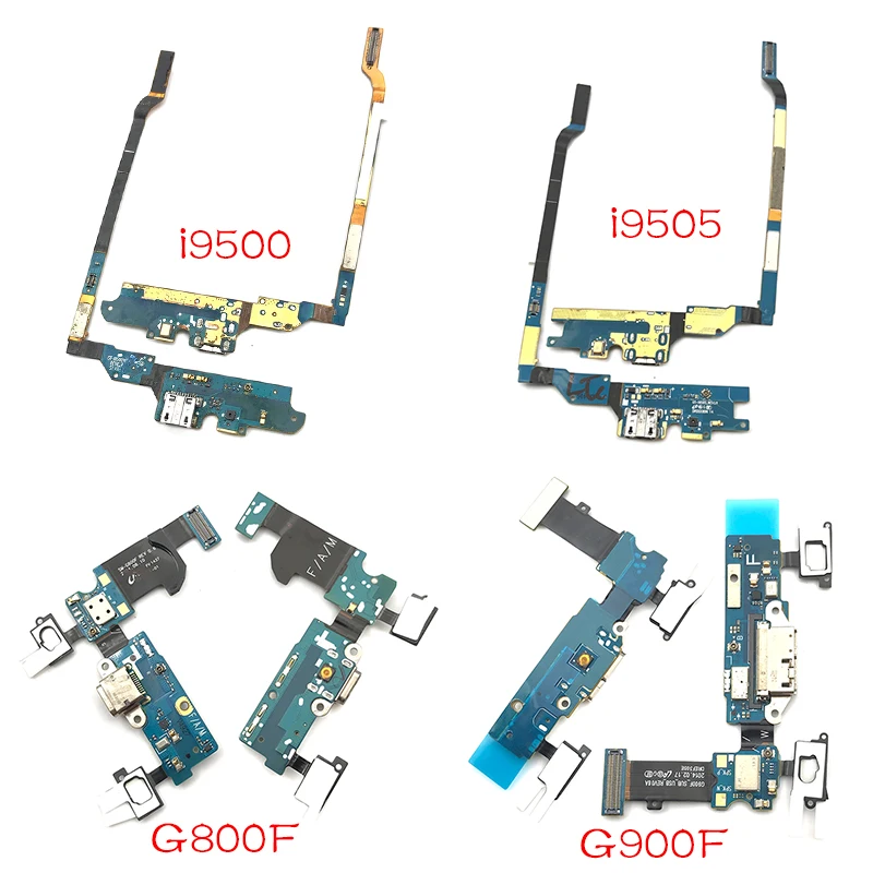 USB Charging Port Board For Samsung S4 S5 mini i9500 i9505 i337 i9190 G900F G800F Charger Connector Dock Flex Cable