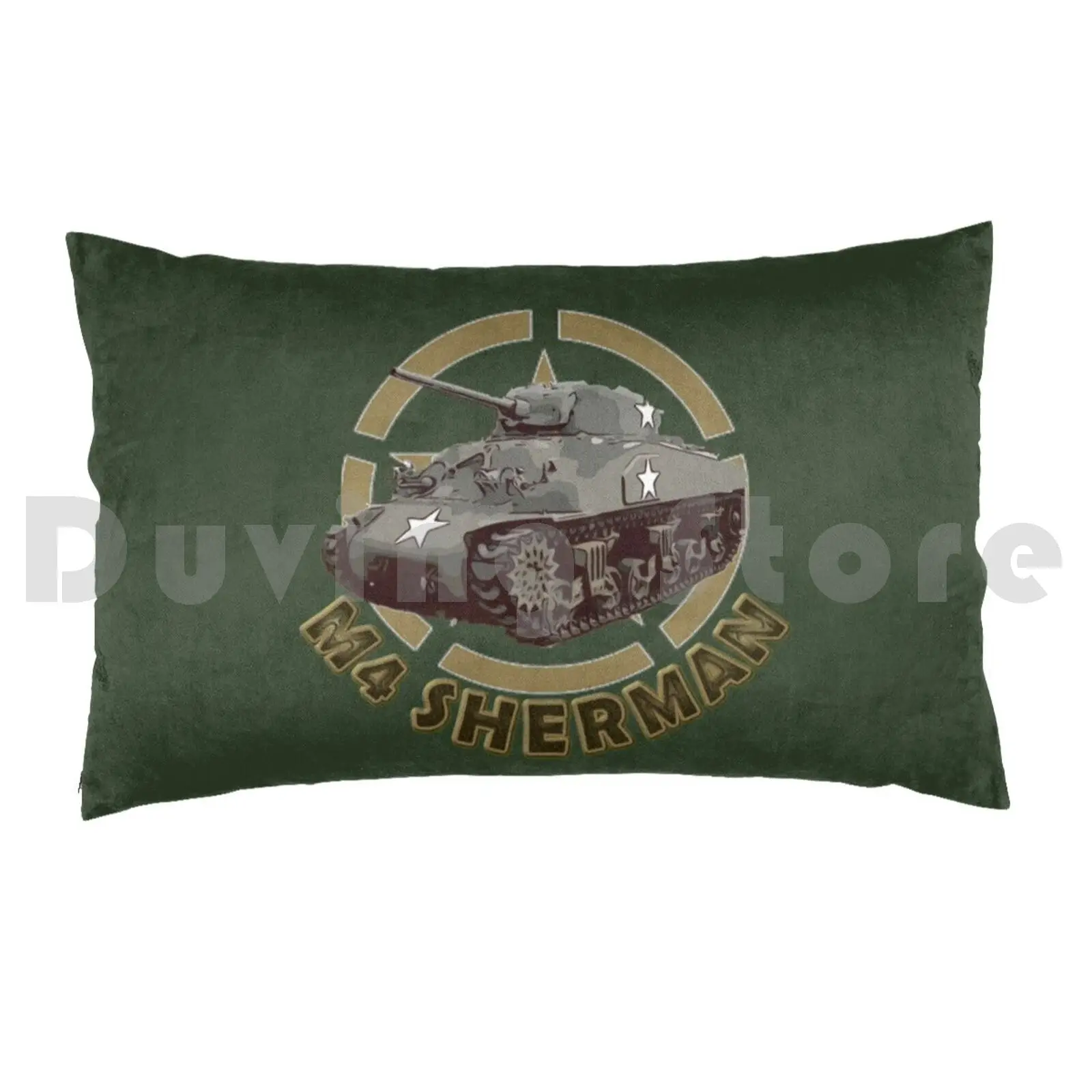 M4 Sherman Ww2 American Medium Tank Pillow Case Printed 50x75 M4 Sherman Medium Tank Fighting Vehicle World