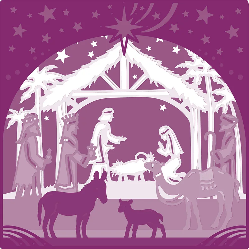 Christmas Nativity Scene Metal Cutting Dies for Scrapbooking New 2019 Craft Die Cut Card Making Embossing Stencil Photo Album