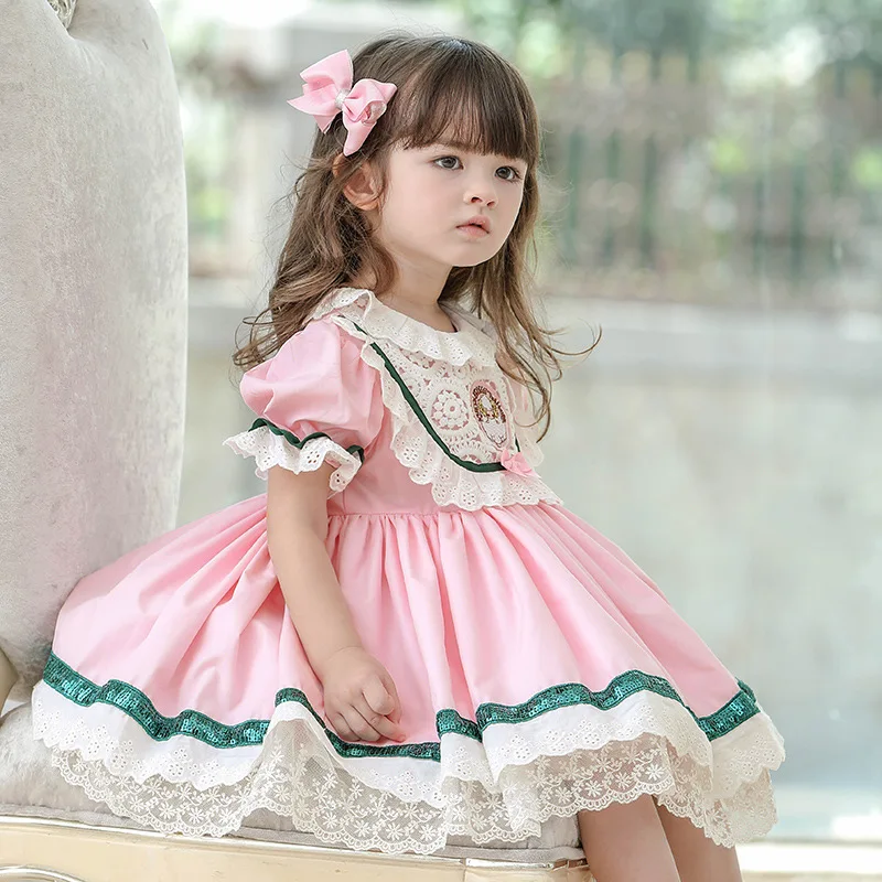 Kids Dress for Girls Baby Party Dress for Kid Summer Autumn Dress Lolita Style Wedding Dress Girl Ball Gown Princess Vestidos
