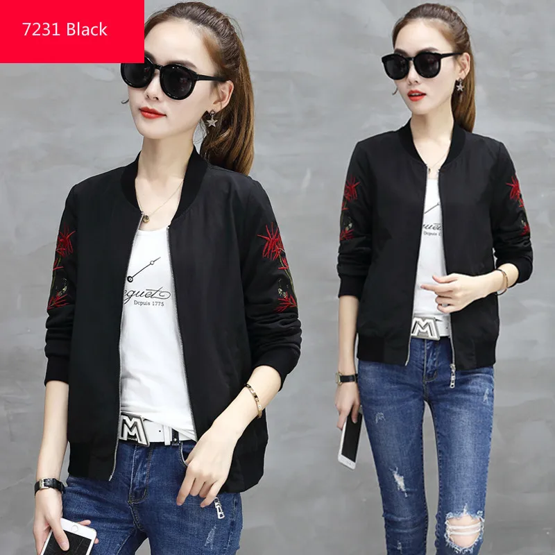 Baseball Jacket Women Clothes Plus Size Coat 2020 Embroidery Women's Spring Autumn Korean Jackets Casaco Feminino KJ394