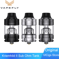 Original Vapefly Kriemhild II Sub Ohm Tank 5ml Atomizer Fit FreeCore Duplex mesh coil Kriemhild 2 tank for Kriemhild Vape Kit