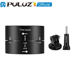 PULUZ Camera Time Lapse 360 Degrees Panning Rotation 120 Minutes Smartphones Stabilizer TimeLapse for GoPro DSLR Camera & Phones