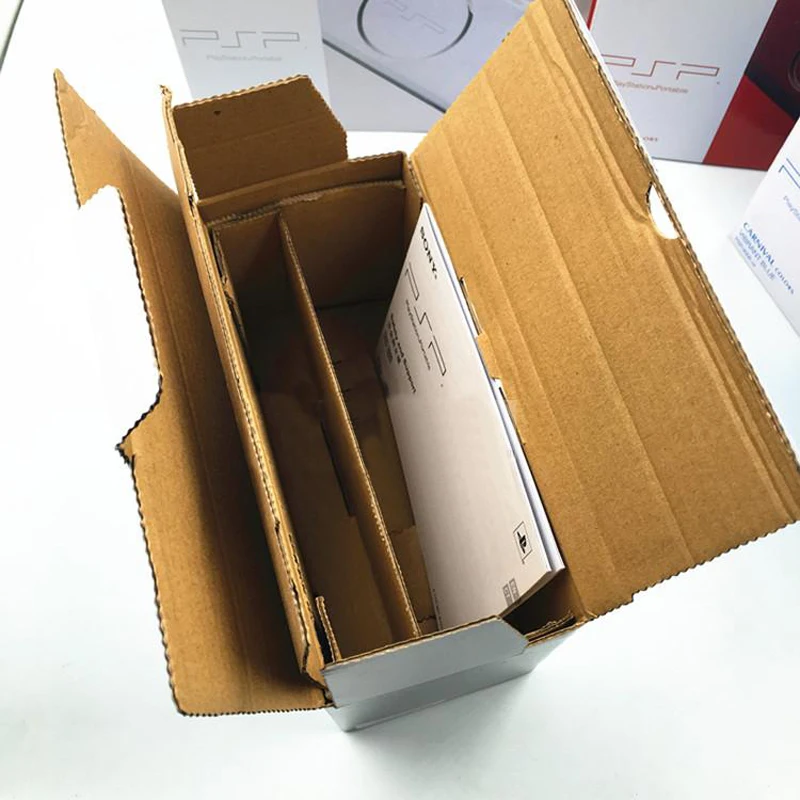 คุณภาพสูงใหม่กล่องบรรจุกล่องสําหรับ PS P 3000 เกมคอนโซลบรรจุภัณฑ์ด้วยตนเองและแทรก