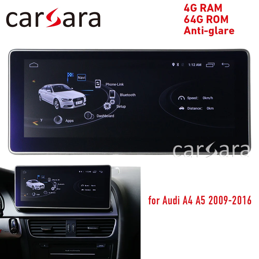 

Радио дисплей Audi A4 A5 S4 S5 обновление для 2009-2016 Android сенсорный экран GPS навигация приборная панель мультимедийный плеер