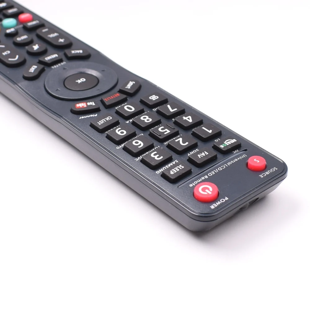 وحدة تحكم عن بعد تلفاز LCD LED عالمية لوحدة التحكم عن بعد شارب فيليبس هاير هيتاشي سانيو TCL KONKA باناسونيك GRUNDIG VESTEL جميع التلفزيون