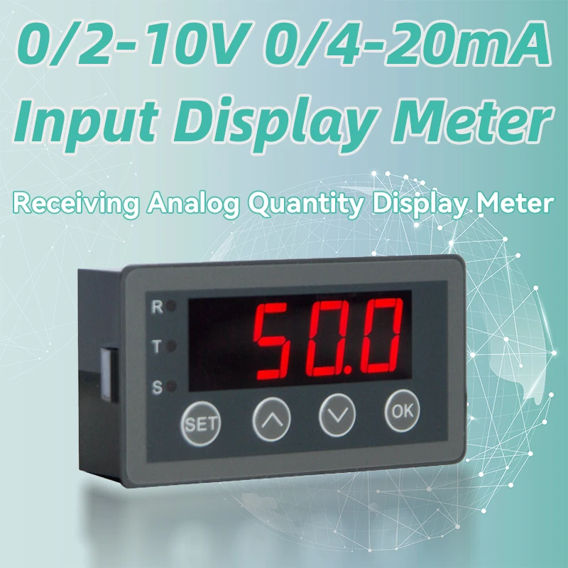 Digital display meter 0-10V 0-20mA 2-10V 4-20mA analog input display table Digital display head