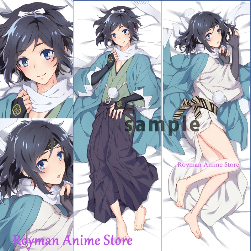 Dakimakura Anime Yamatonokami Yasusada Touken Ranbu Double Sided Print Life-size Body Pillow Cover