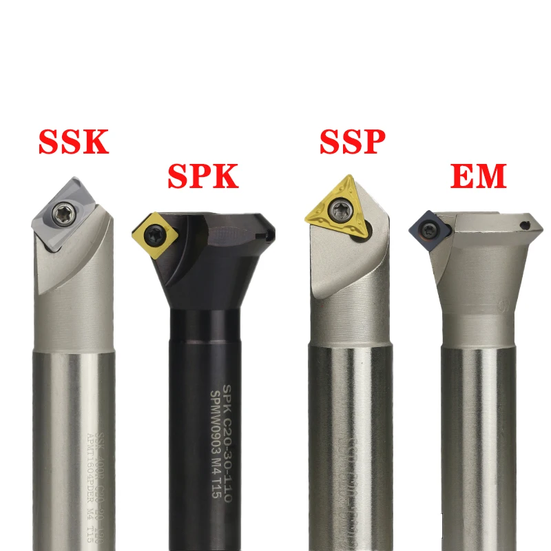 Q.Grt Фрезерный резак 300R SSK 400R SSK SSP11/16 SPK EM45, фрезерный станок с ЧПУ, токарный станок с твердосплавными пластинами без HT APMT/SDMB/TCMT/SPMW