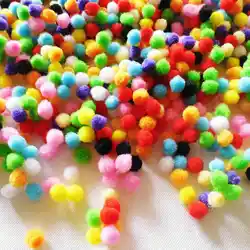 200PCS/LOT.6mm Pompoms,Pom-Pom,Craft material,Doll accessories,DIY accessories,Plush ball,Wedding ornament,Wholesale,On stock