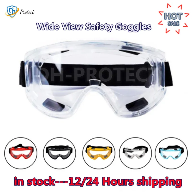 

Transparent Protective Glasses Safety Goggles Anti-Splash Wind-Proof Work Safety Glasses For Industrial Research Cycling Riding