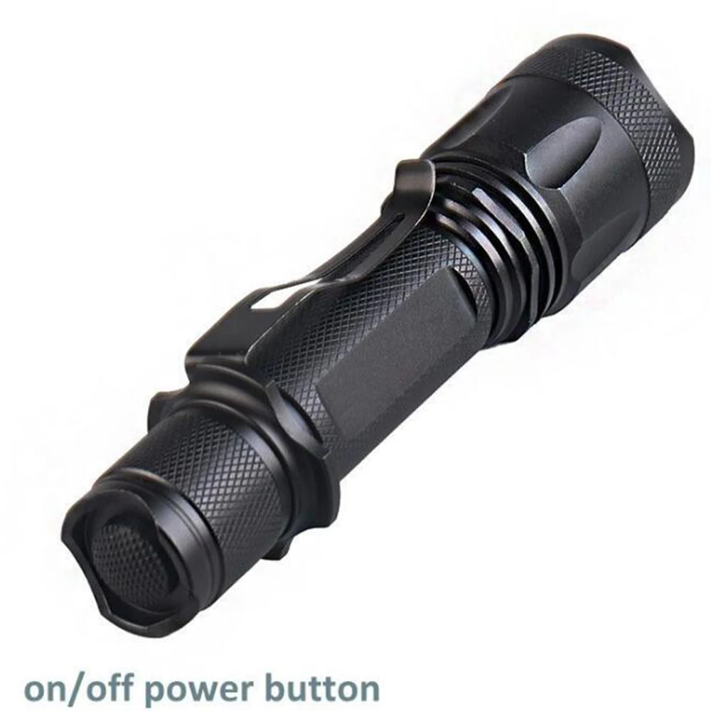 TOPCOM Powerful T6 LED Flashlight USB Rechargeable Torch Light 5-Mode Zoom Lantern Use 18650 Battery For Camping Cycling Hunting