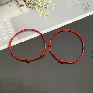 خلخال كلاسيكي قابل للتعديل للرجال والنساء ، صنادل حافي القدمين مجوهرات دائمة ، أسود ، أبيض ، لون أحمر ، صيفي ، 2 قطعة لكل قطعة أفضل 6 خلخال رجالي للرجال - رقم 1