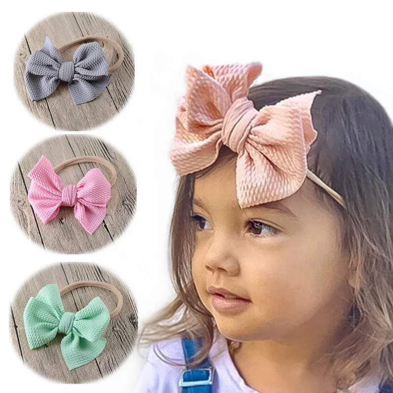 NEW Kids Girl Baby Headband Infant Newborn Flower Bow Hair Band Accessories